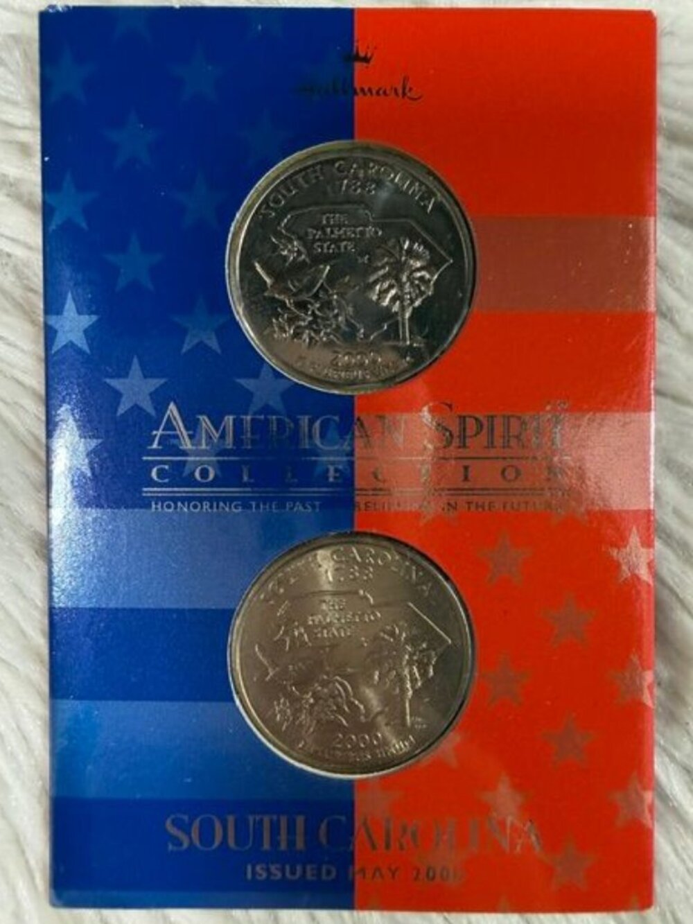 Vintage Hallmark SOUTH CAROLINA American Spirit Collection Quarter Dollars